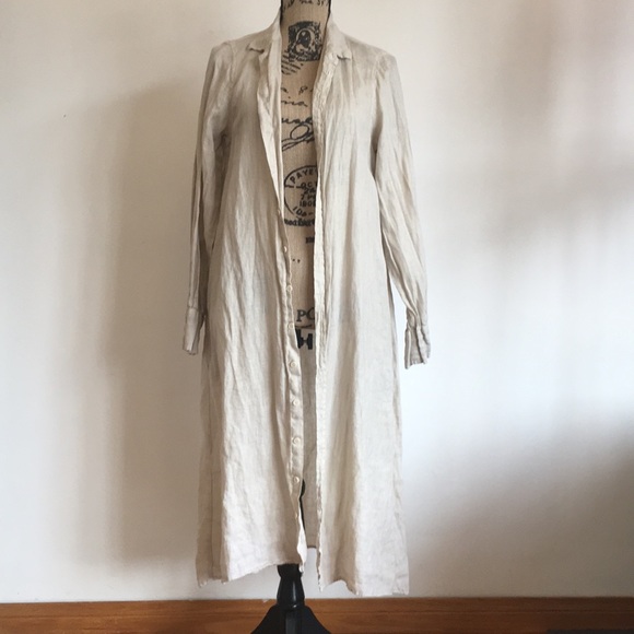 CP Shades Dresses & Skirts - CP Shades “Maxi” Dress length button down top Sz S